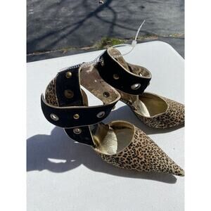 Ann Creek Women's Strappy Faux Suede Stiletto High Heels Female Adult